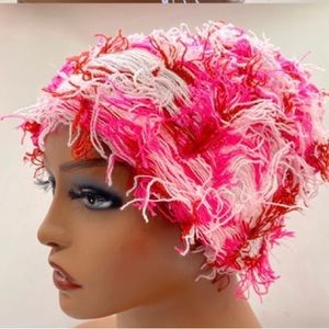 Brand new , trendy Fringe beanie      new fringe trend